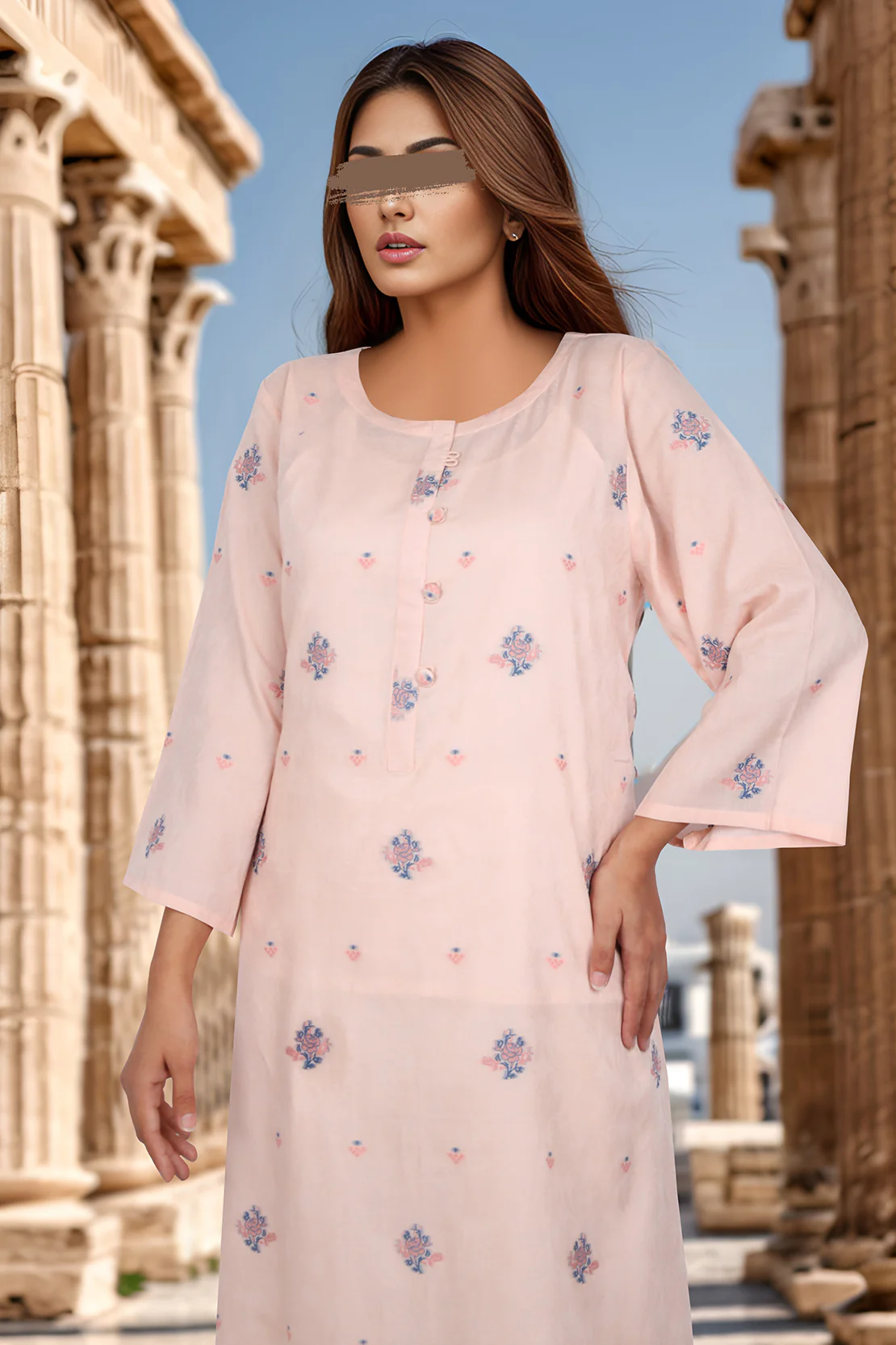 Jacquard Cotton Stitched Shirt - Image 3