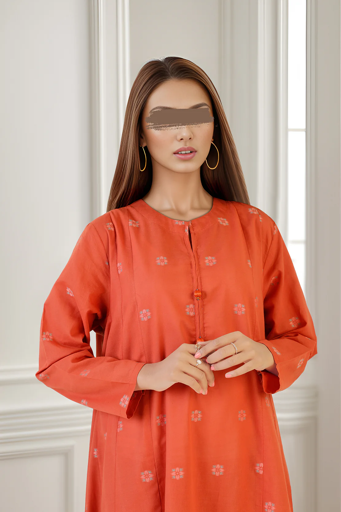 Jacquard Cotton Stitched Shirt - Image 2