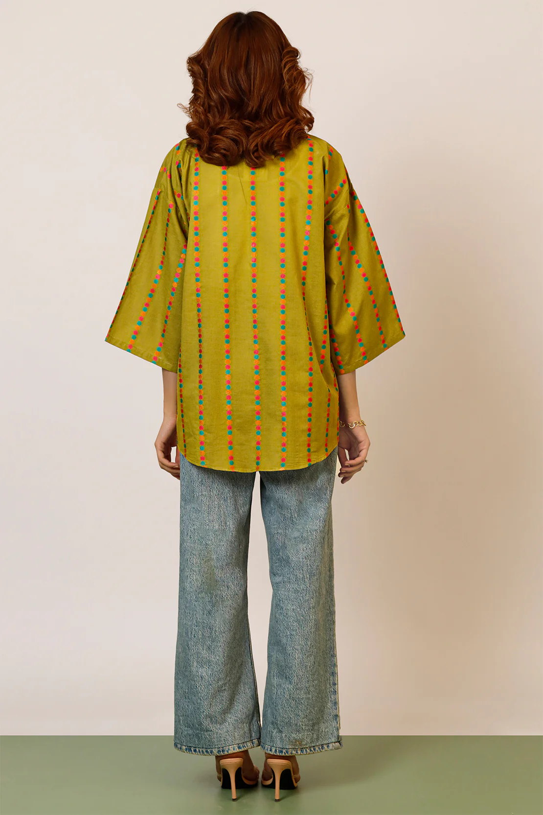 Jacquard Cotton Stitched Shirt - Image 8