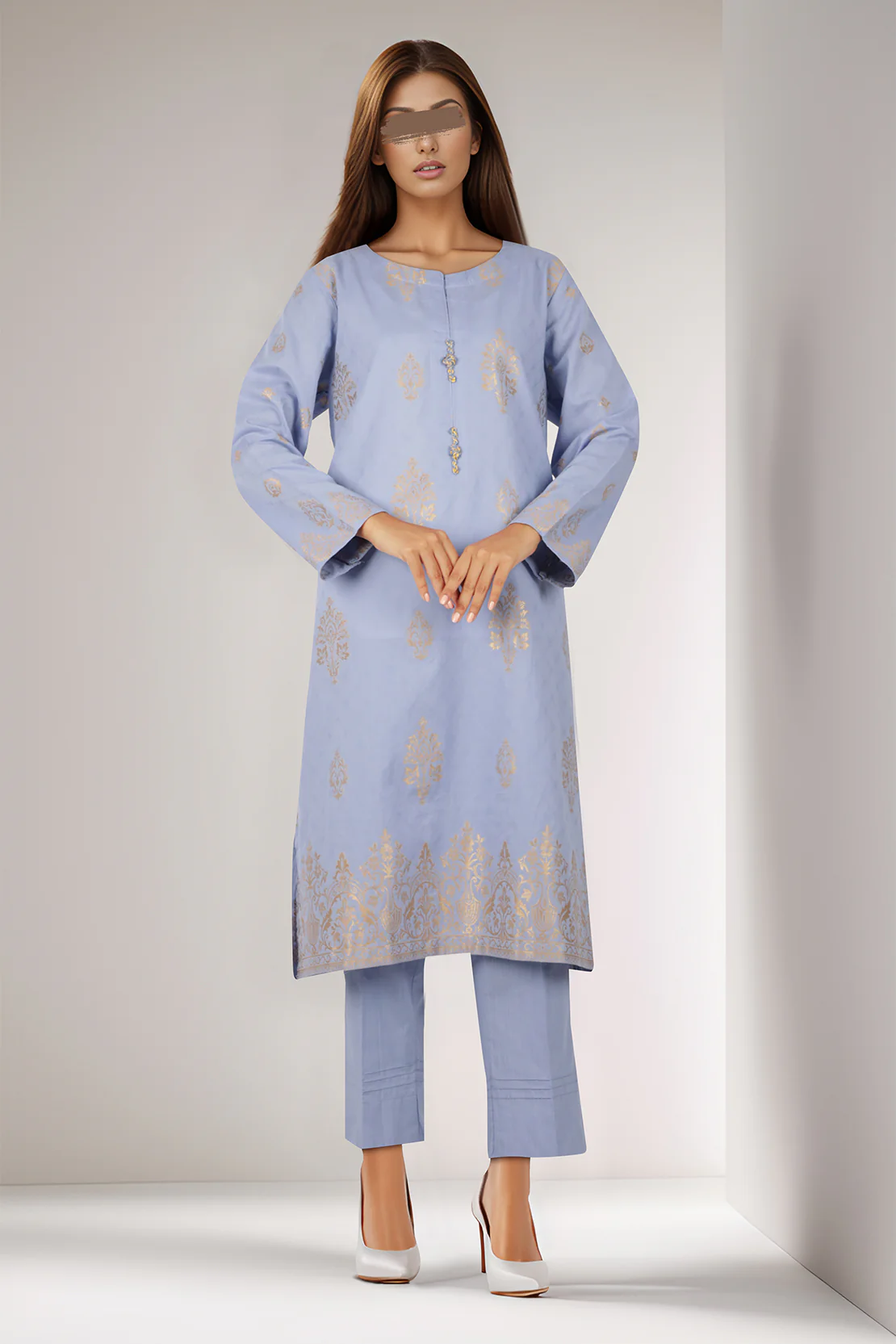 Jacquard Cotton Stitched Shirt - Image 2