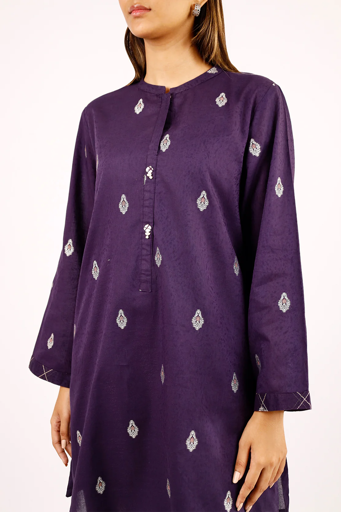 Jacquard Cotton Stitched Shirt - Image 3