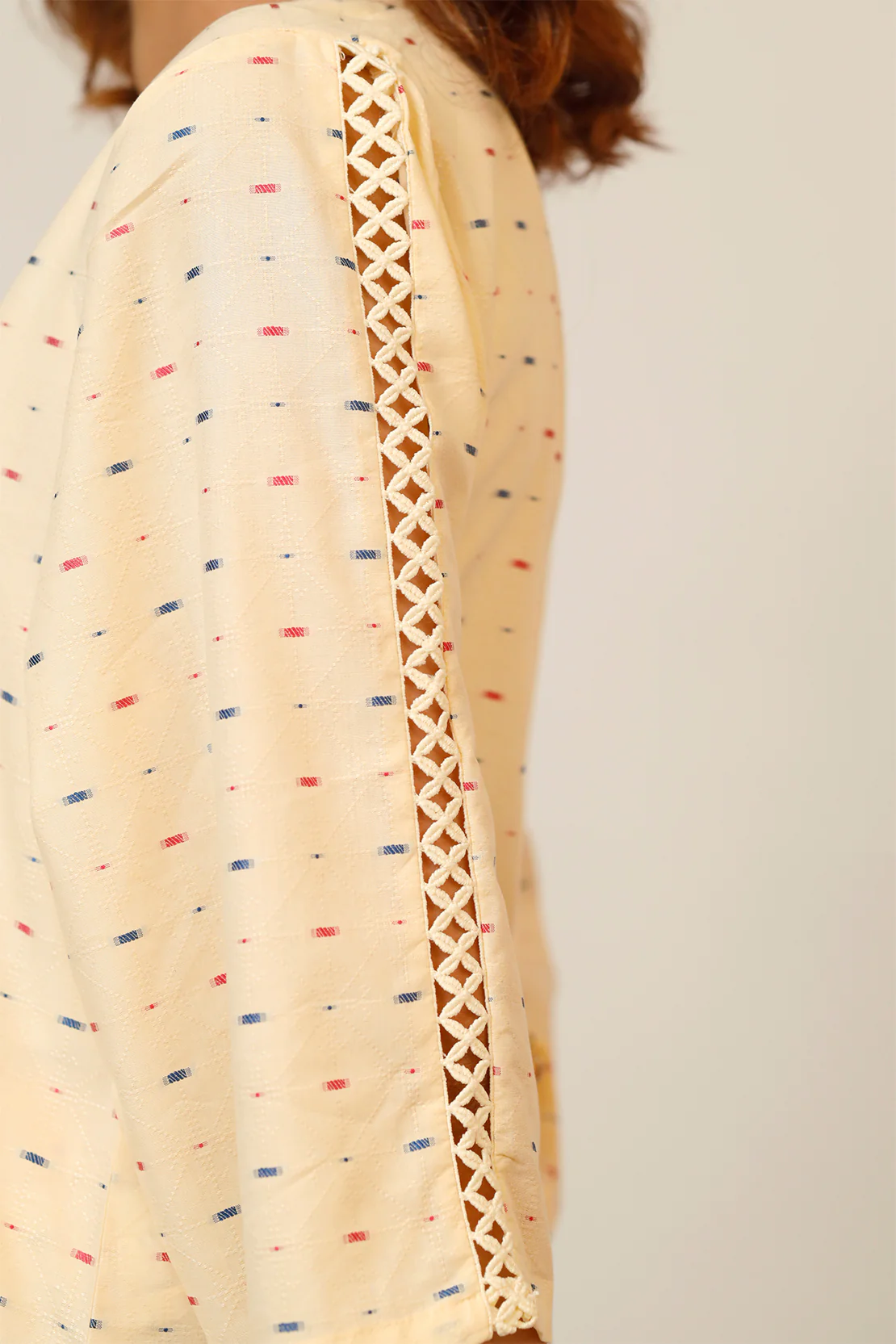 Jacquard Cotton Stitched Shirt - Image 8