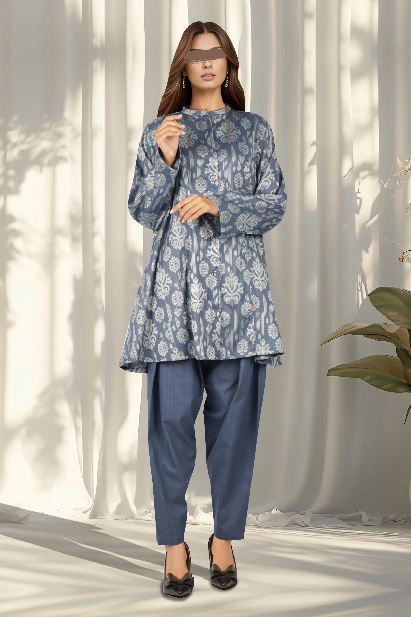 Jacquard Cotton Stitched Shirt - Image 2
