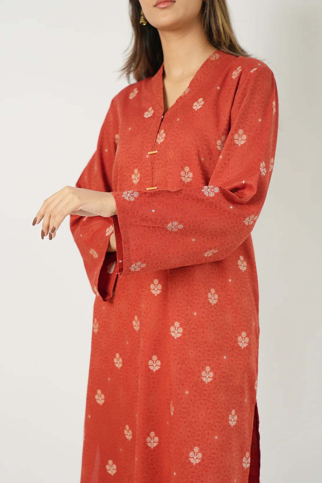 Jacquard Cotton Stitched Shirt - Image 3