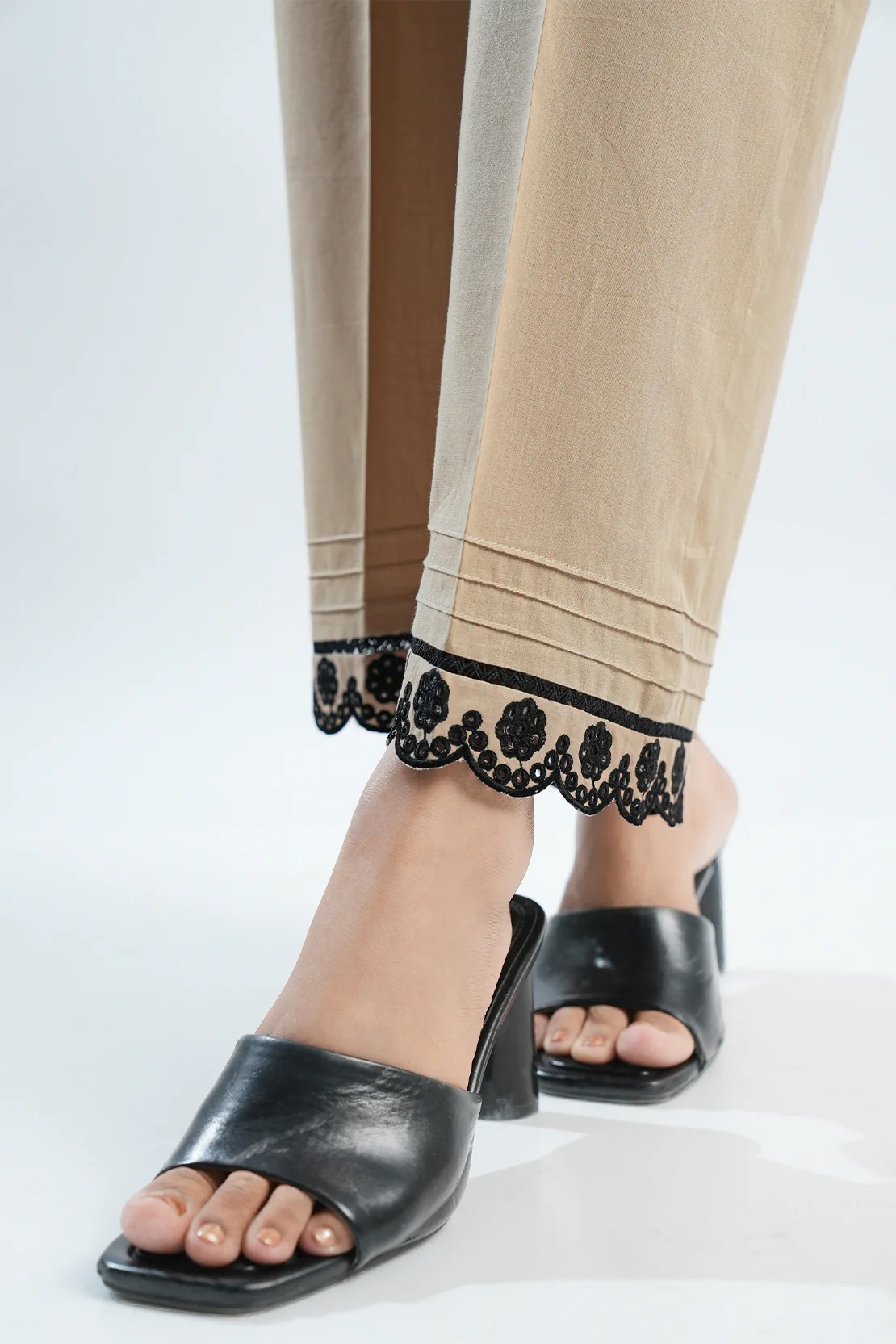 Jacquard Cotton Stitched Shirt & Bottom - Image 7