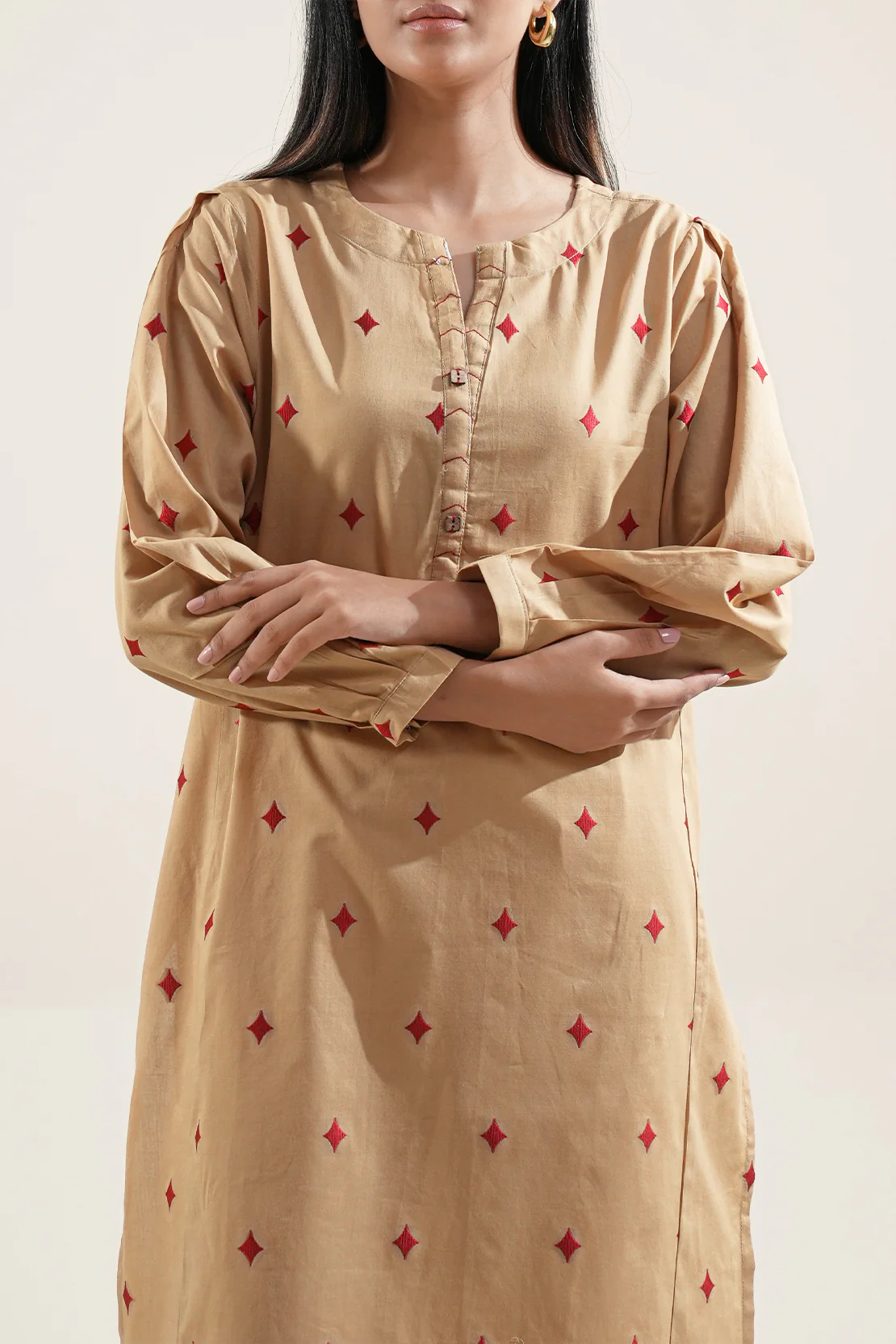 Jacquard Cotton Stitched Shirt - Image 4
