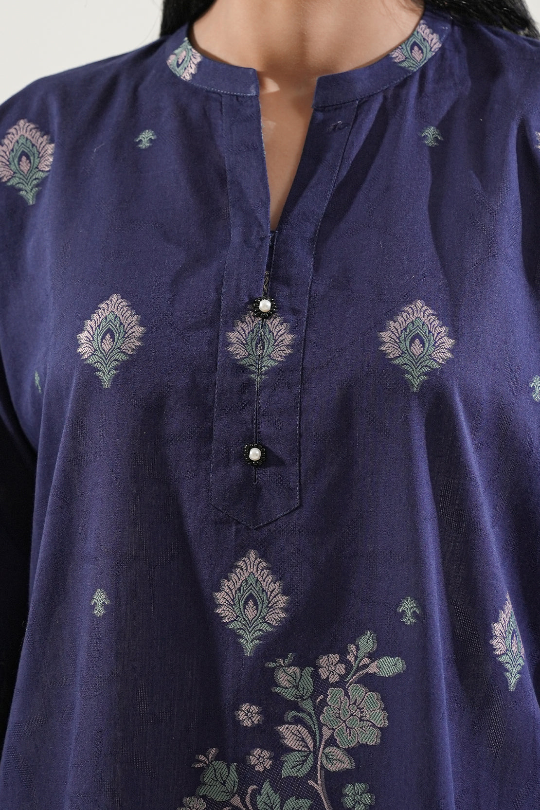 Jacquard Cotton Stitched Shirt - Image 4