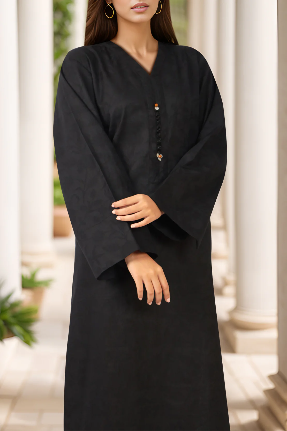 Jacquard Cotton Stitched Shirt - Image 3