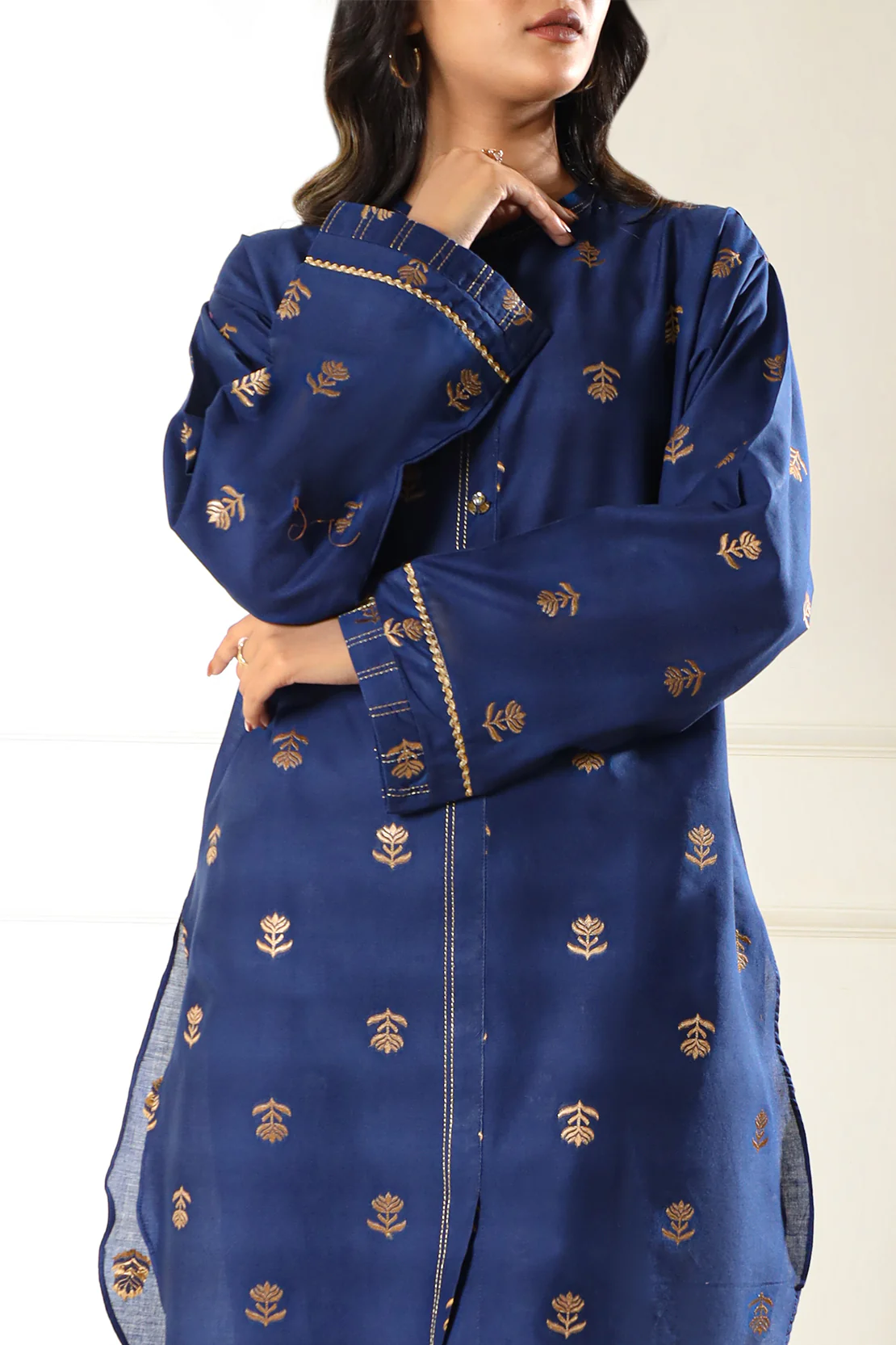 Jacquard Cotton Stitched Shirt - Image 2