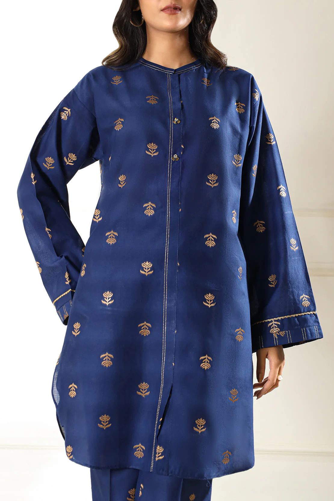 Jacquard Cotton Stitched Shirt - Image 3