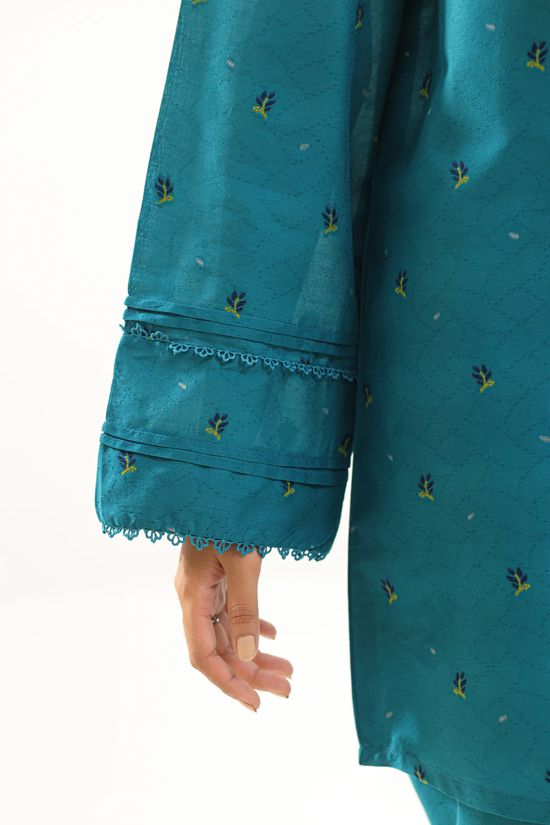 Jacquard Cotton Stitched Shirt - Image 6