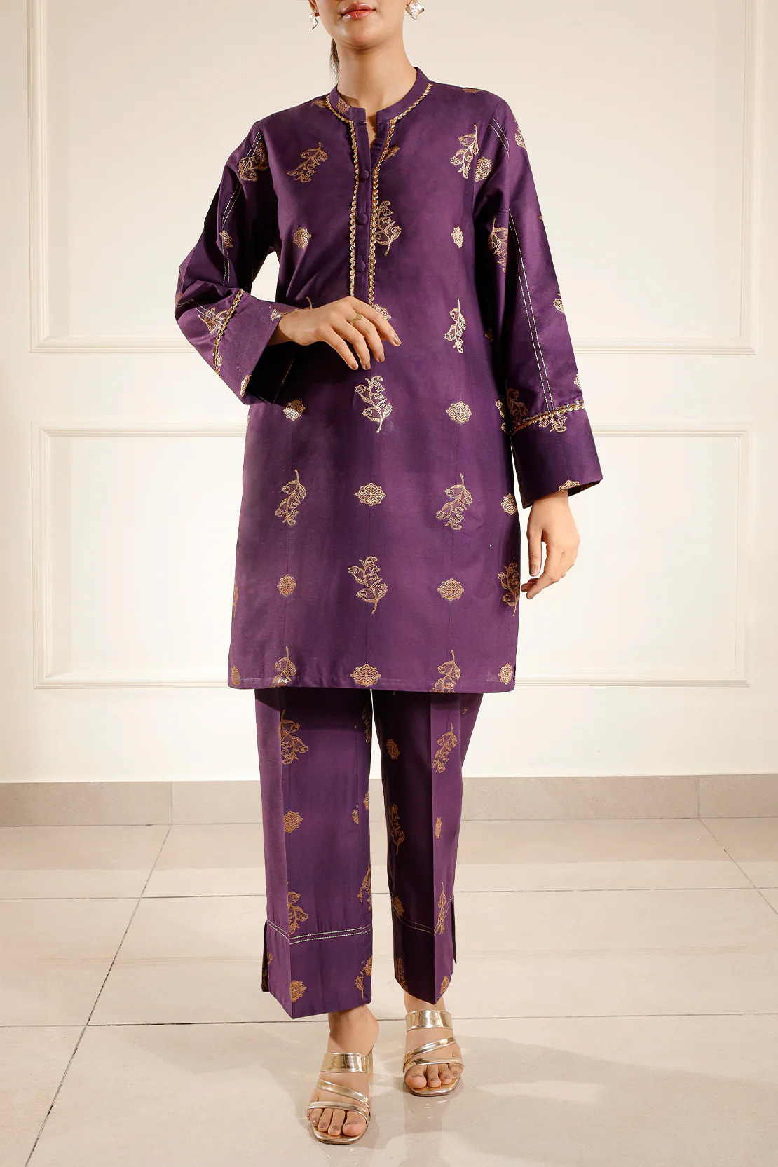 Jacquard Cotton Stitched Shirt - Image 3