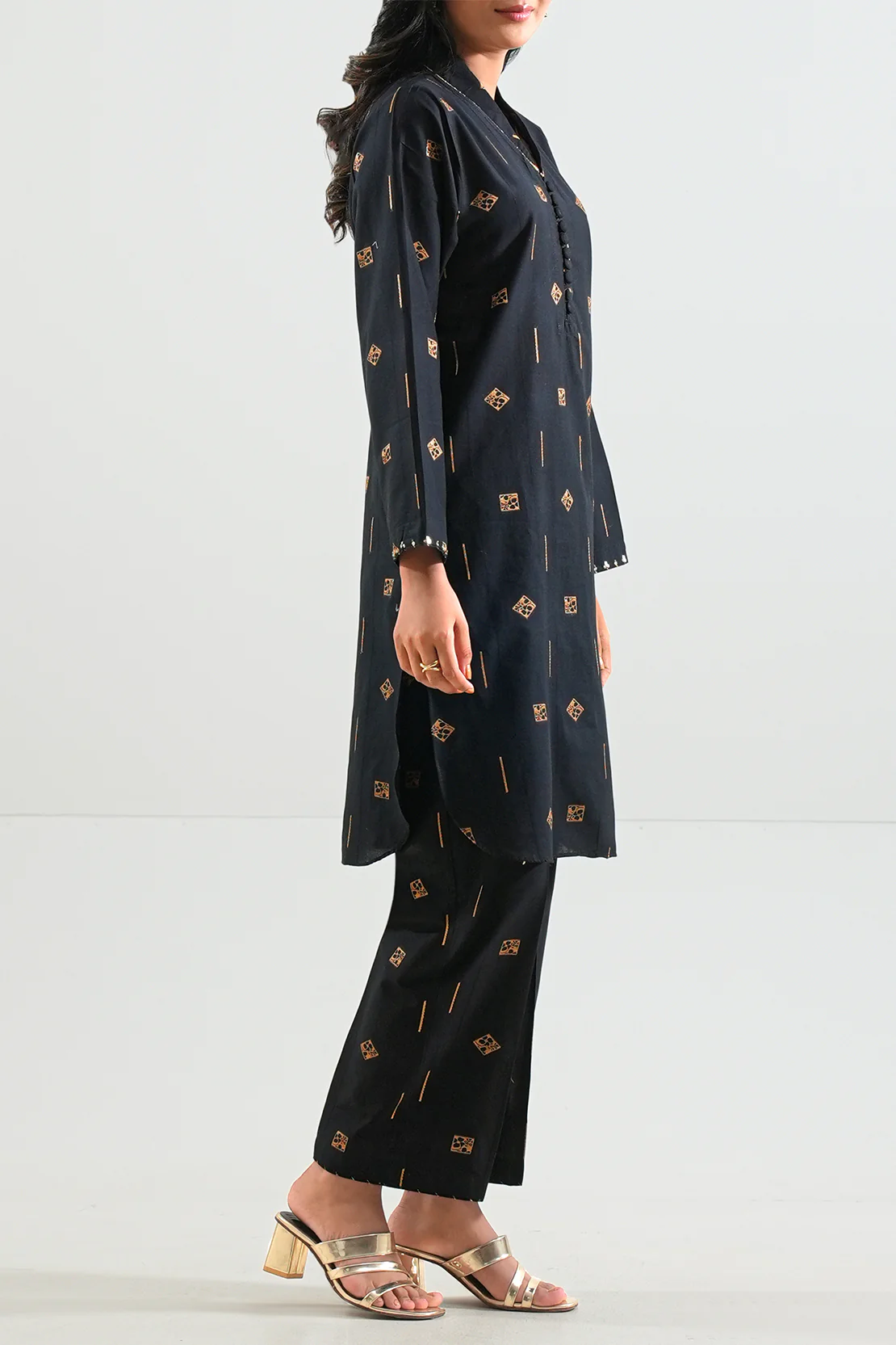 Jacquard Cotton Stitched Shirt - Image 2