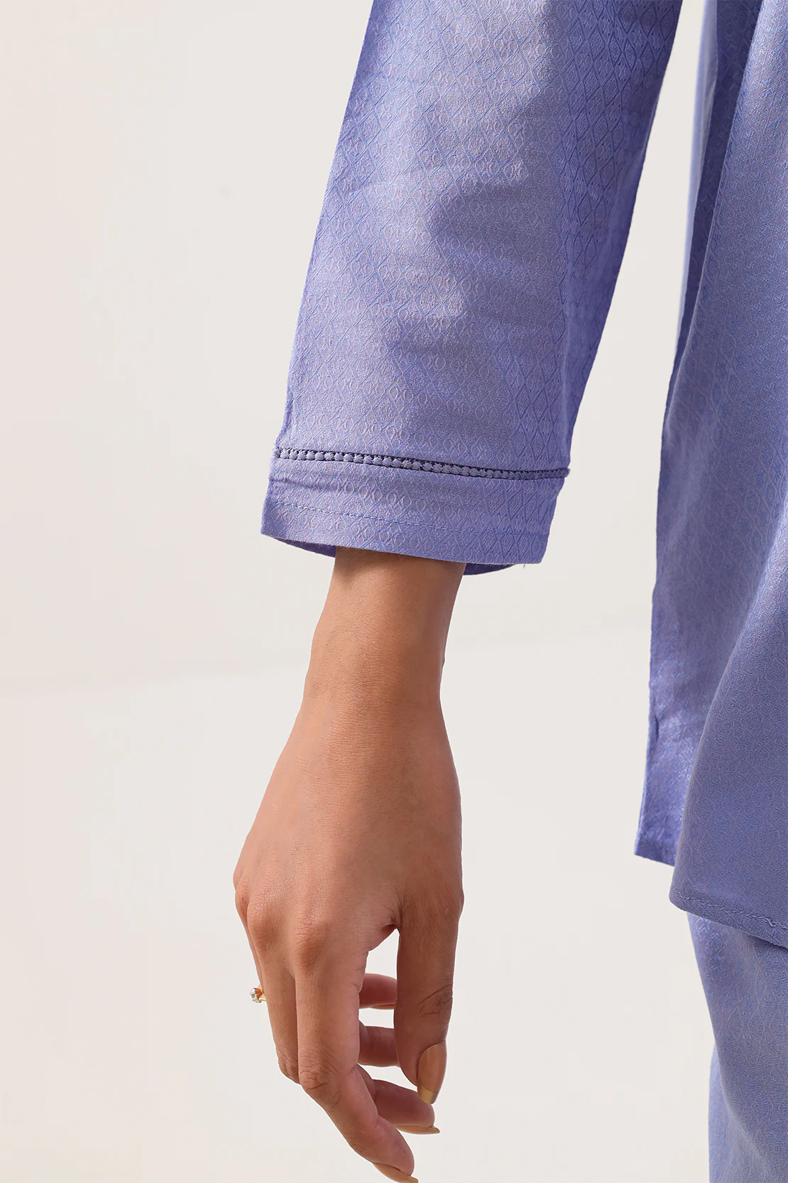 Jacquard Cotton Stitched Shirt - Image 4