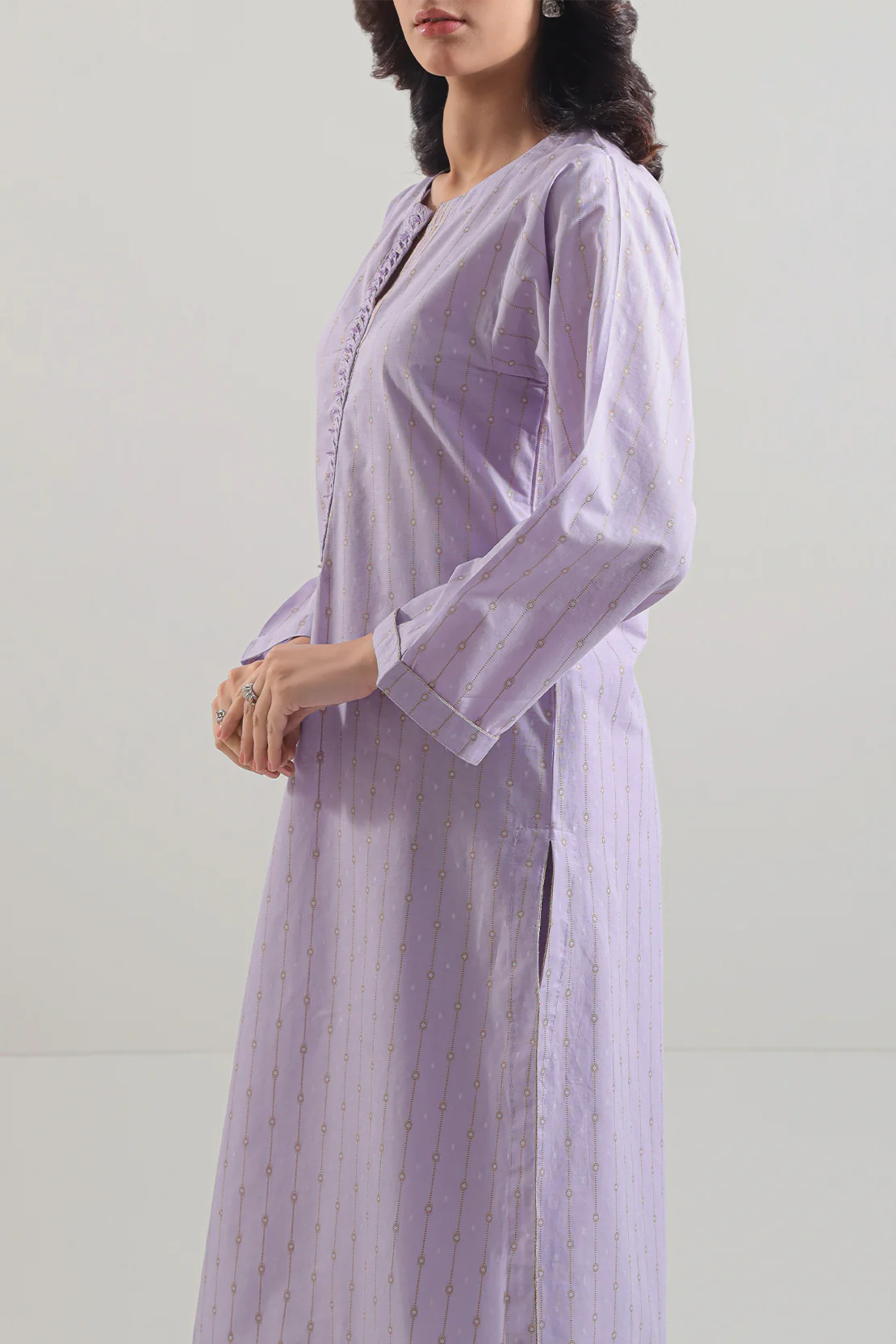 Jacquard Cotton Stitched Shirt - Image 2