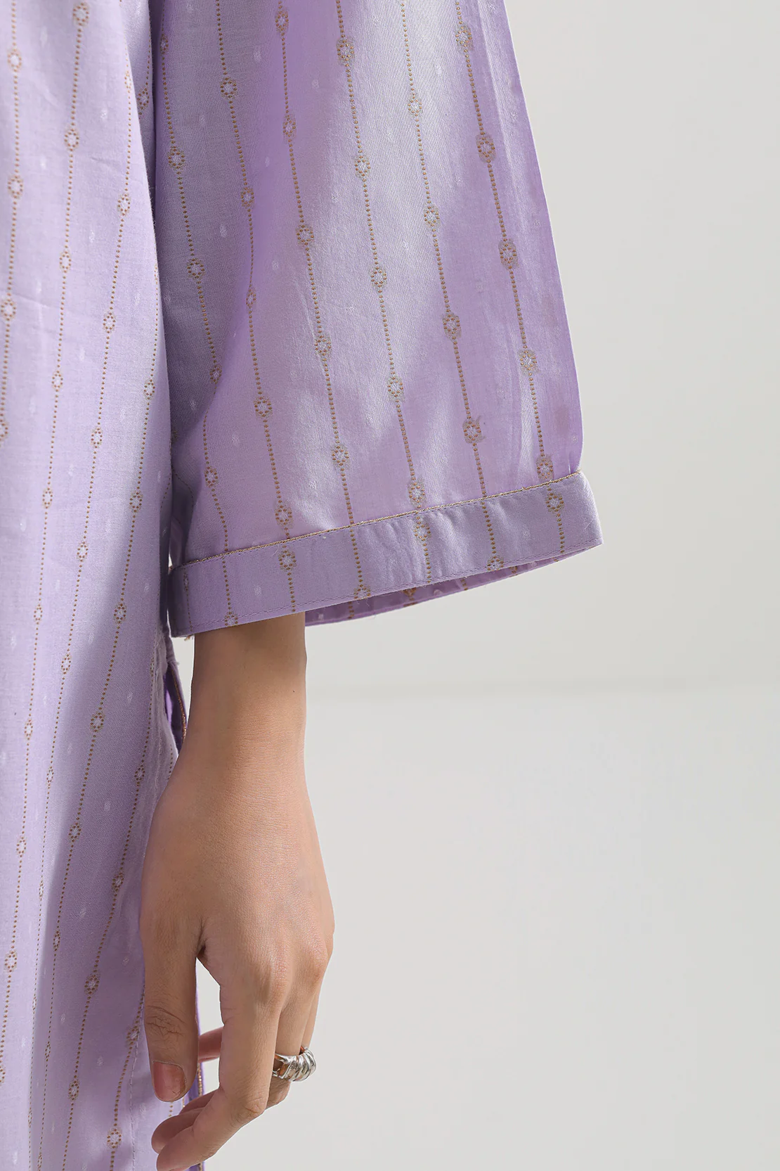 Jacquard Cotton Stitched Shirt - Image 5