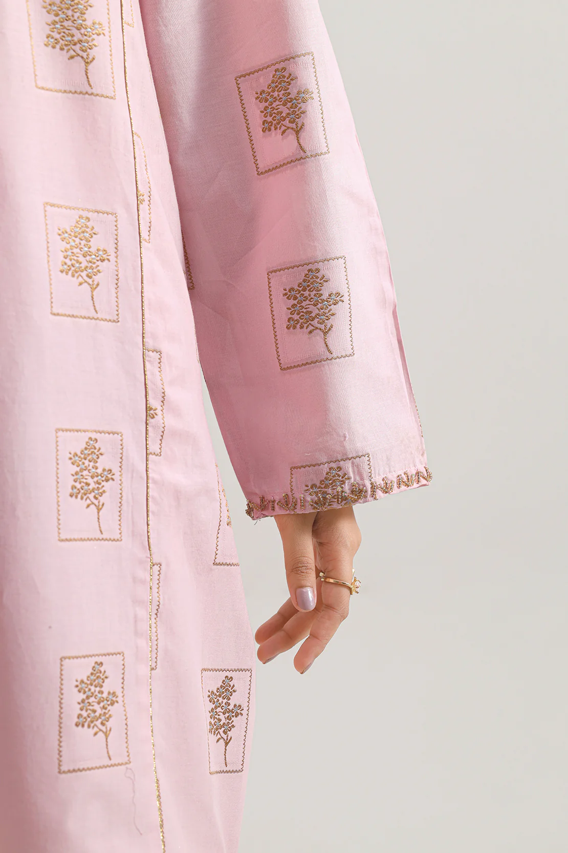 Jacquard Cotton Stitched Shirt - Image 5