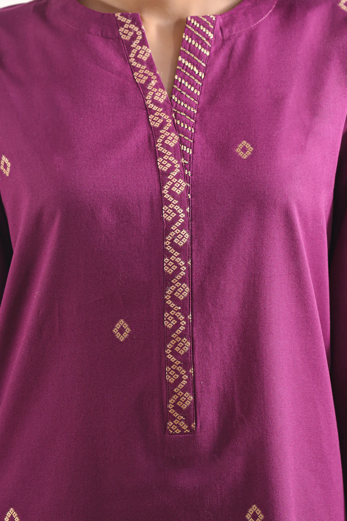 Jacquard Cotton Stitched Shirt - Image 2