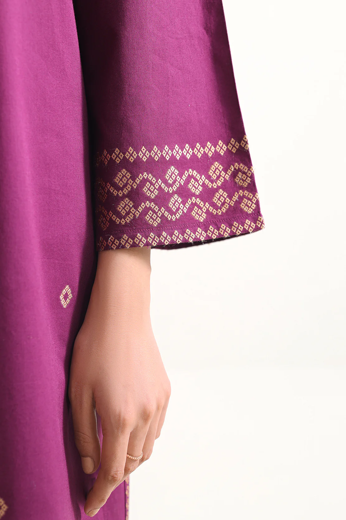 Jacquard Cotton Stitched Shirt - Image 3