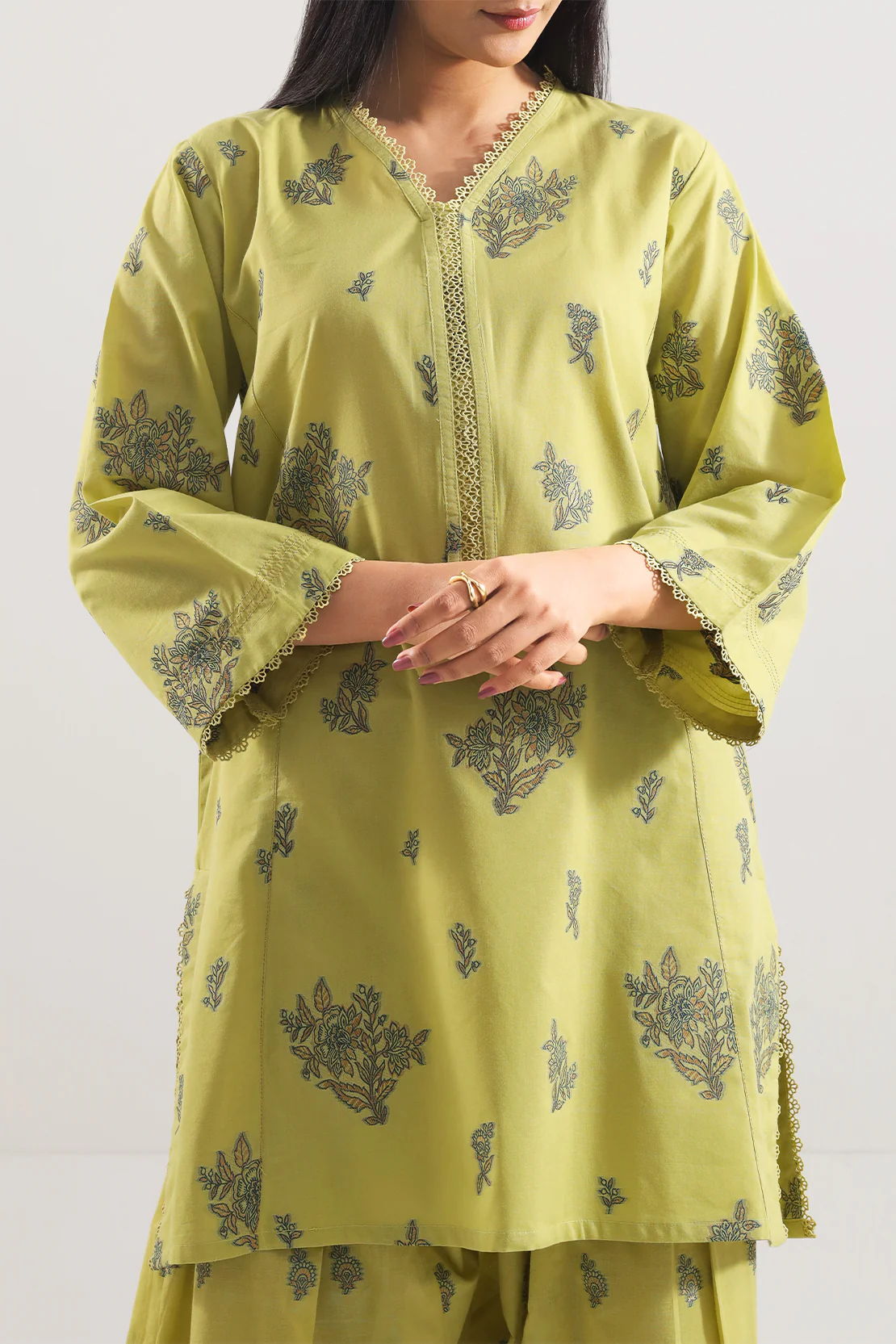 Jacquard Cotton Stitched Shirt - Image 3