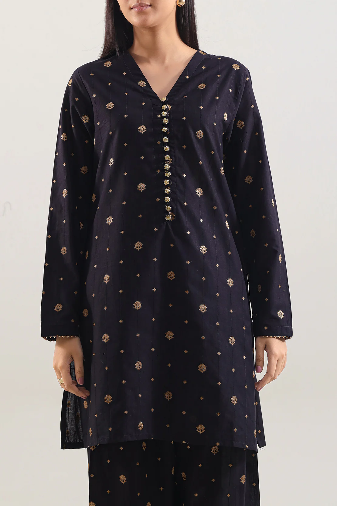 Jacquard Cotton Stitched Shirt - Image 2