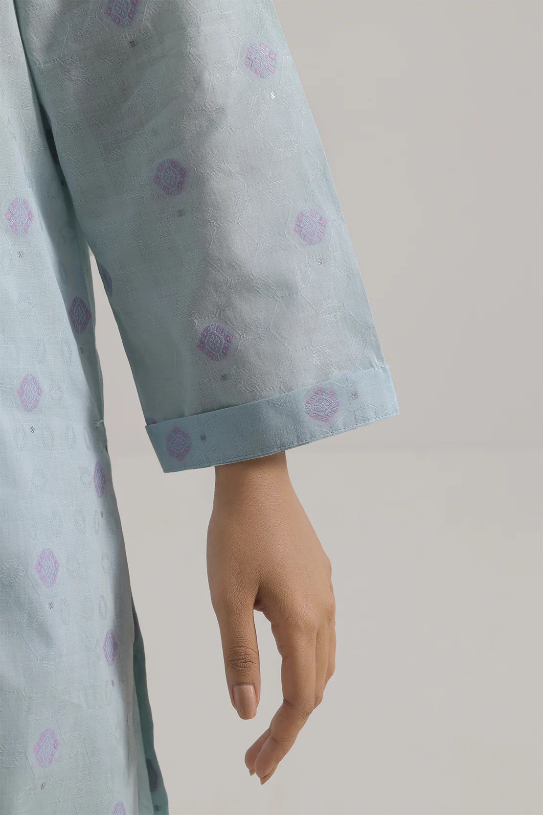 Jacquard Cotton Stitched Shirt - Image 4
