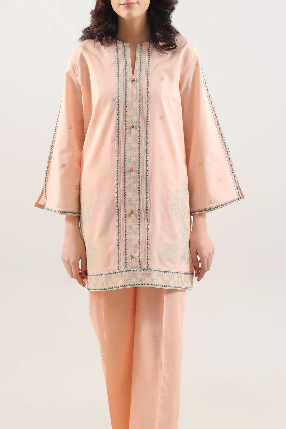Jacquard Cotton Stitched Shirt - Image 2