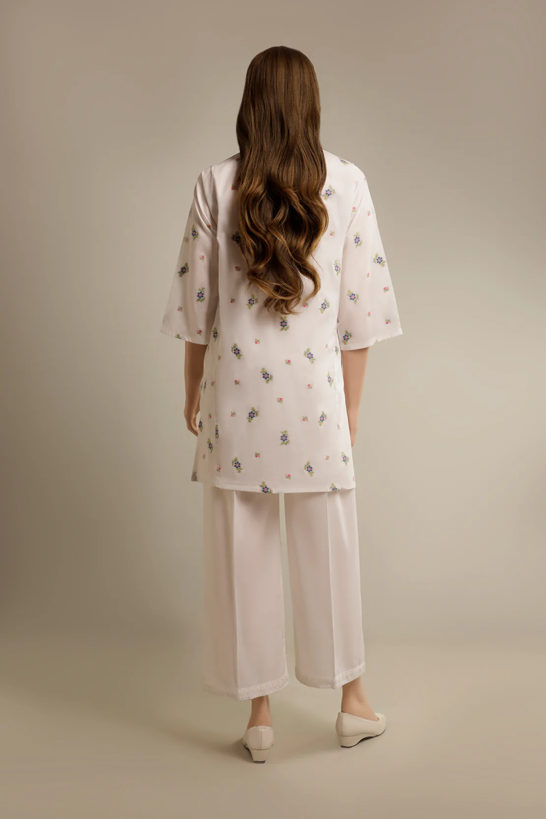 Jacquard Lawn Stitched Shirt - Image 3