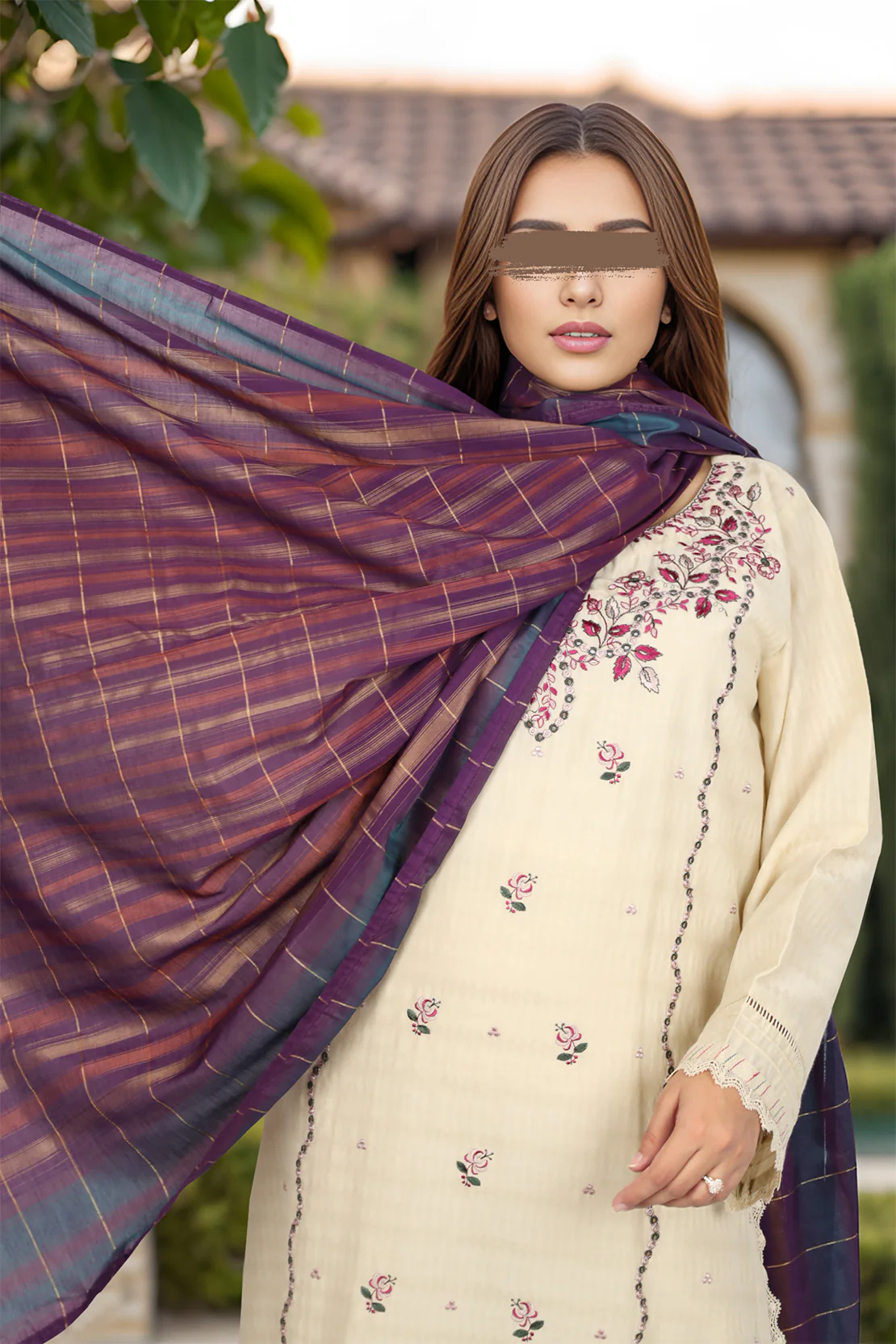 Soft Jacquard Dupatta - Image 3