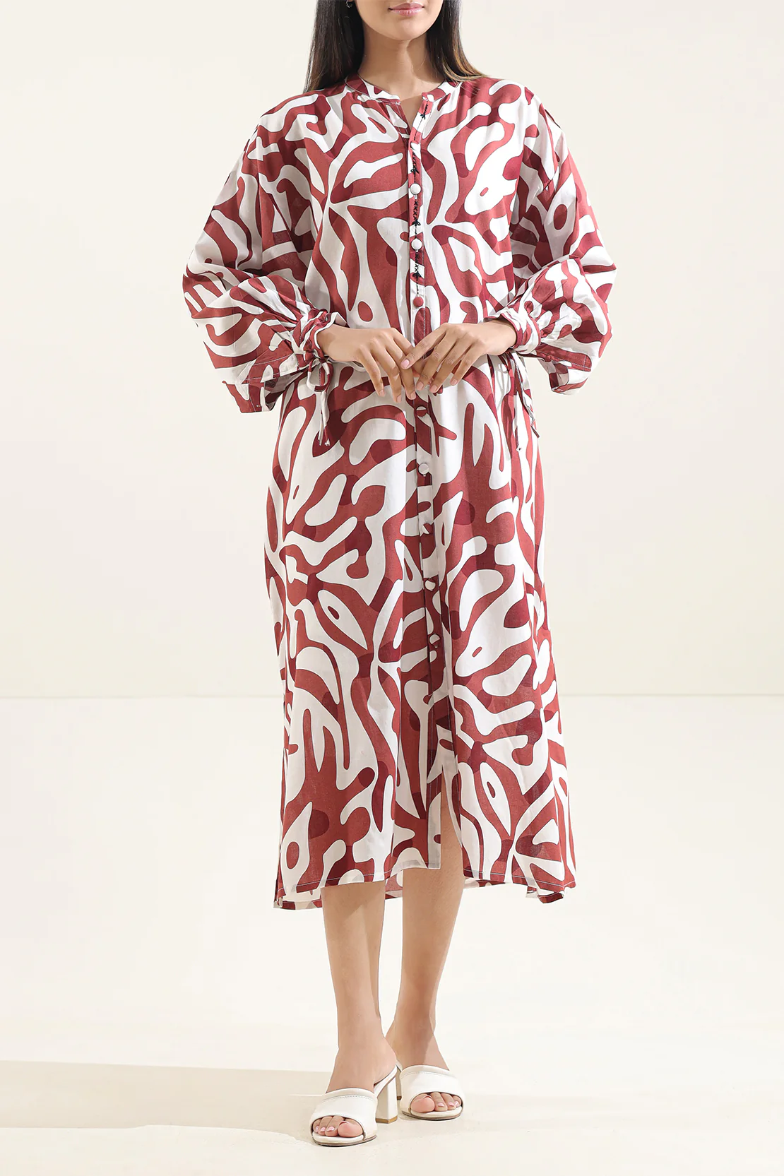 Comfy jacquard Stitched dress
