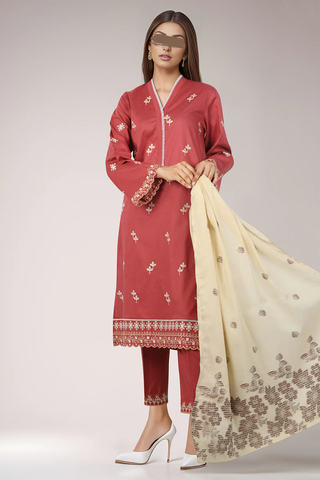 Soft Jacquard Stole - Image 2