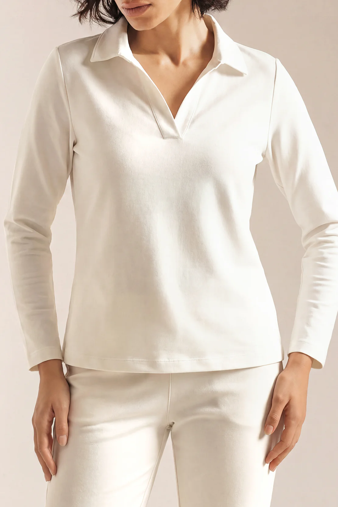 Long Sleeve Polo Shirt - Image 2