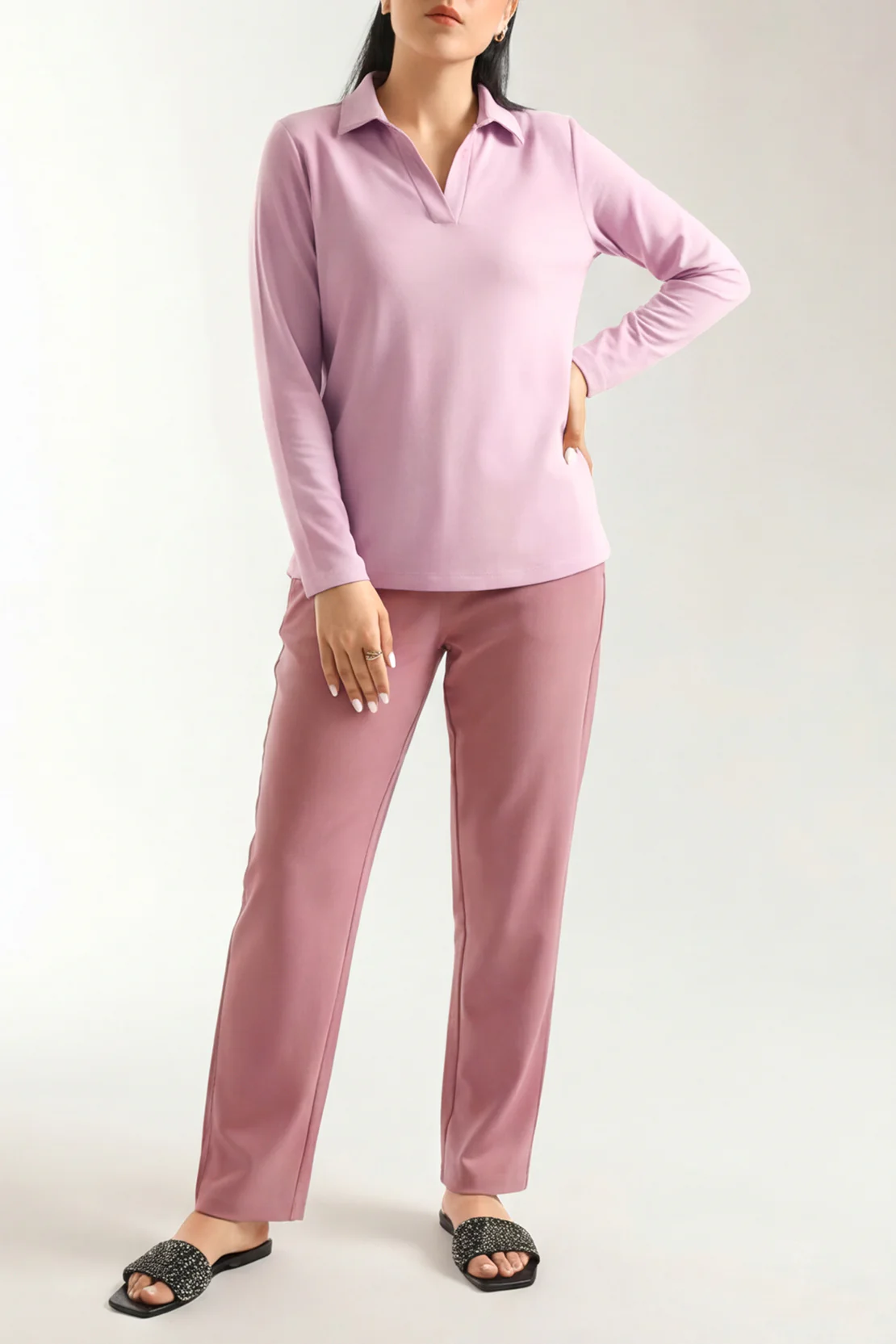 Long Sleeve Polo Shirt