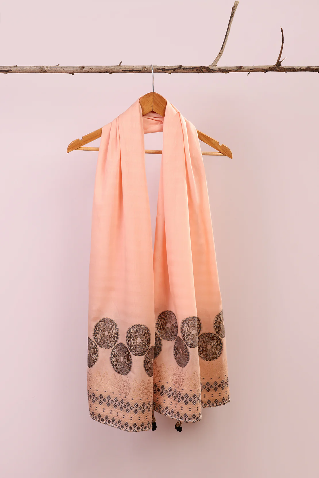 Luxury Cotton Jacquard Dupatta - Image 3