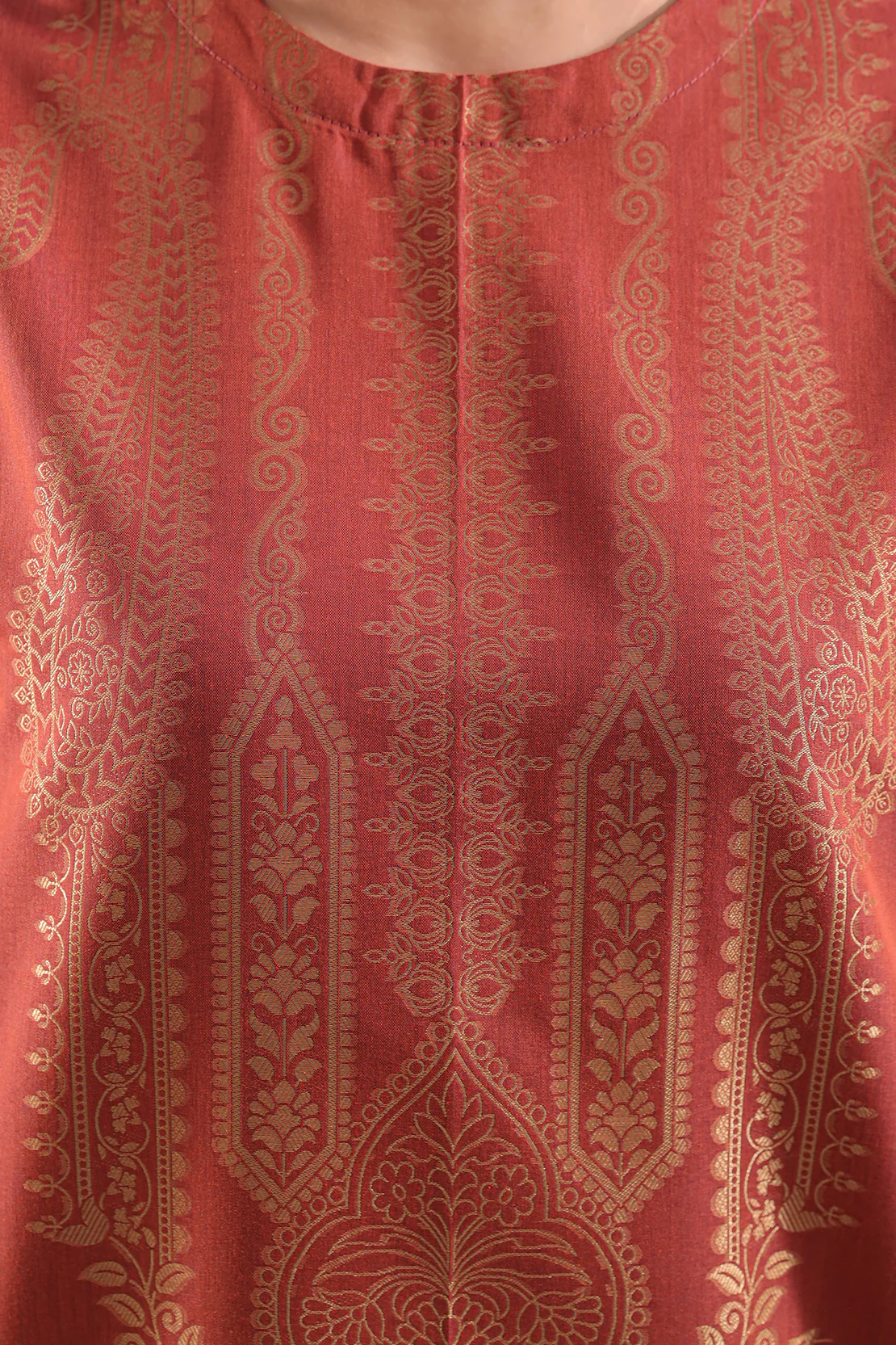 Luxury Pret Cotton Jacquard Stitched 3 Piece - Image 3