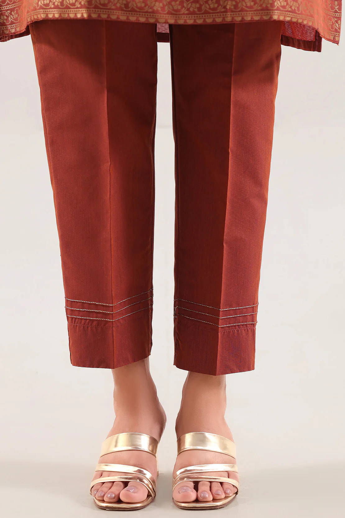 Luxury Pret Cotton Jacquard Stitched (Shirt/Trouser) - Image 5