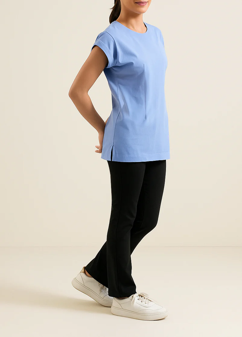 Minimal Fitted Knit Top - Image 3