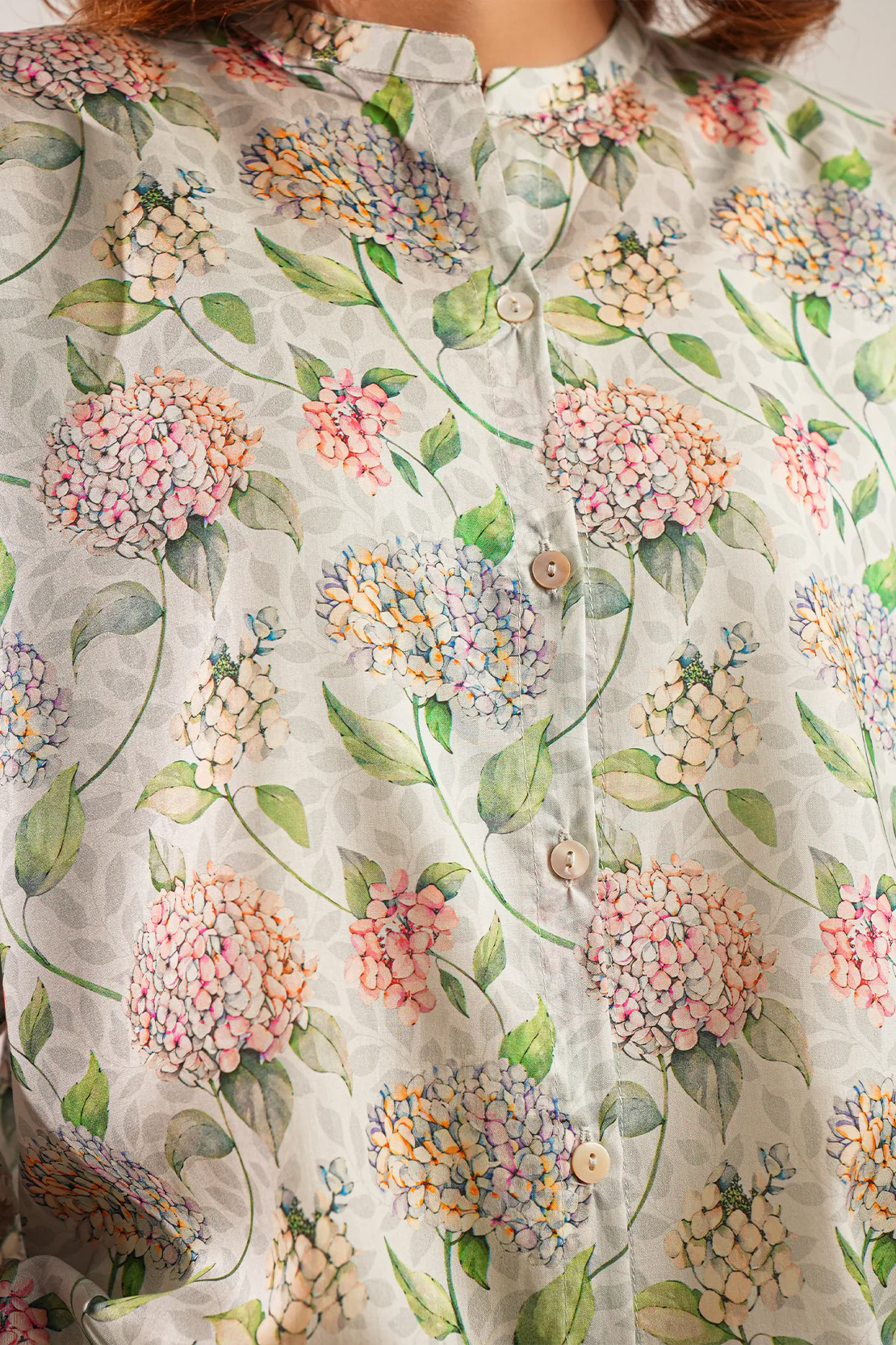 Printed Arabic Lawn Stitched Shirt - Image 6