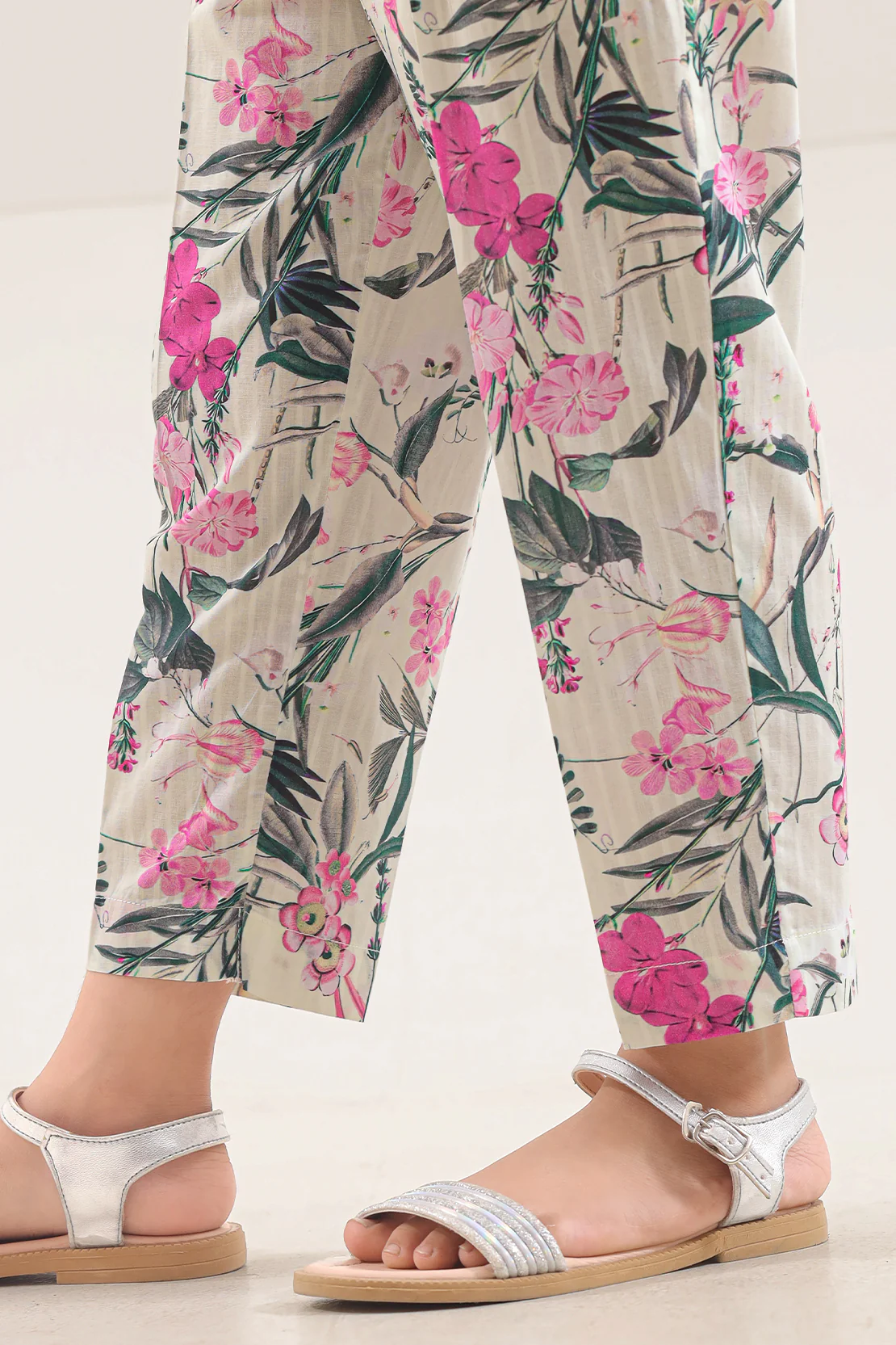 Printed Cambric Pants For Kids - Image 2