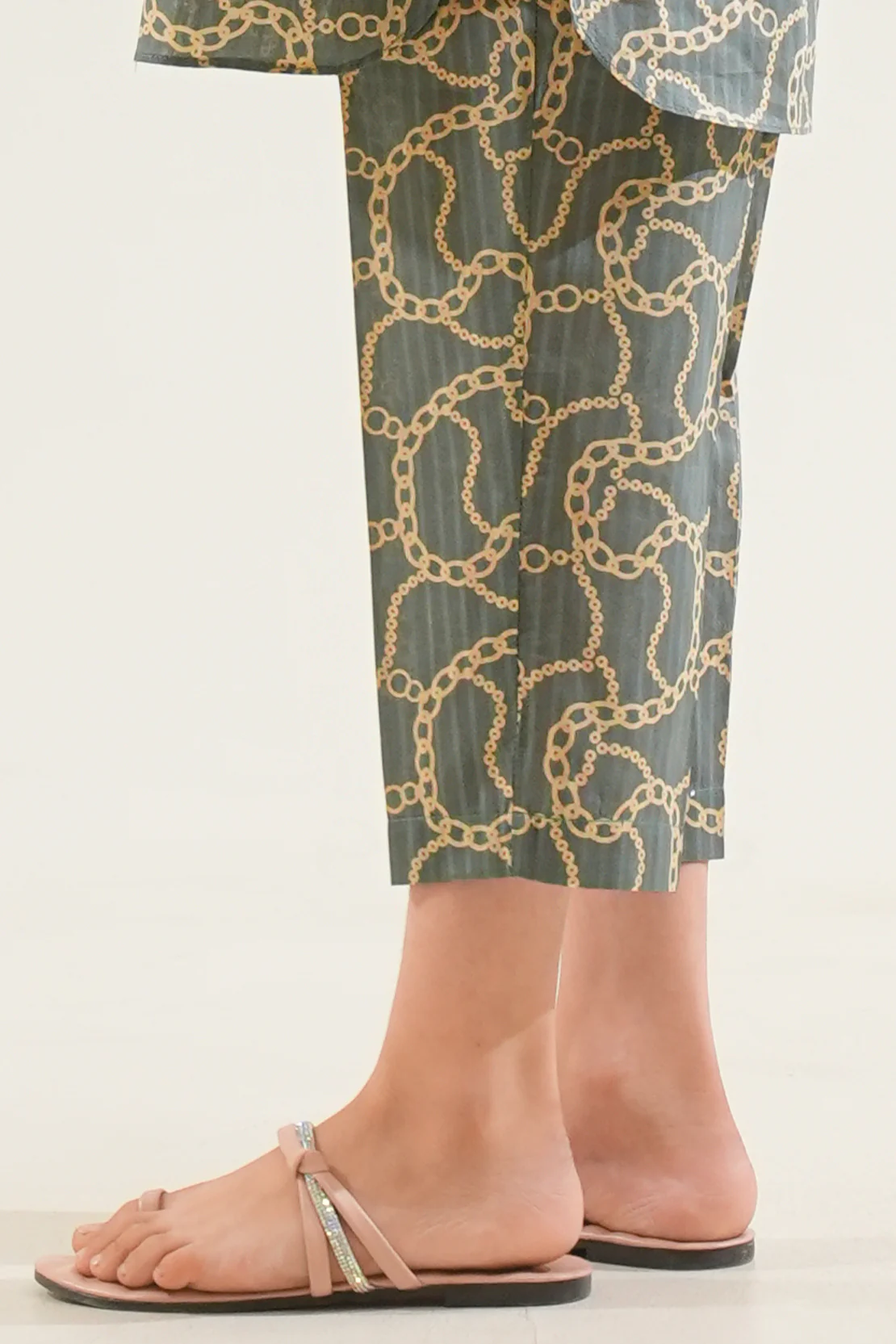 Printed Cambric Pants For Kids - Image 2