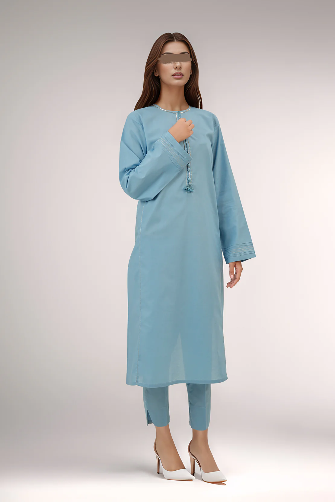 Printed Cambric Stitched 2 Piece (Shirt/Trouser) - Image 2