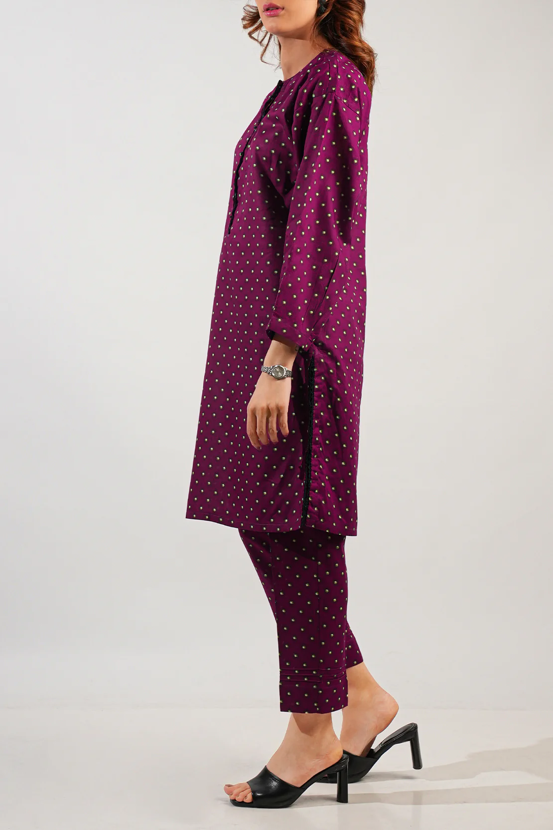 Printed Cambric Stitched 2 Piece (Shirt/Trouser) - Image 3