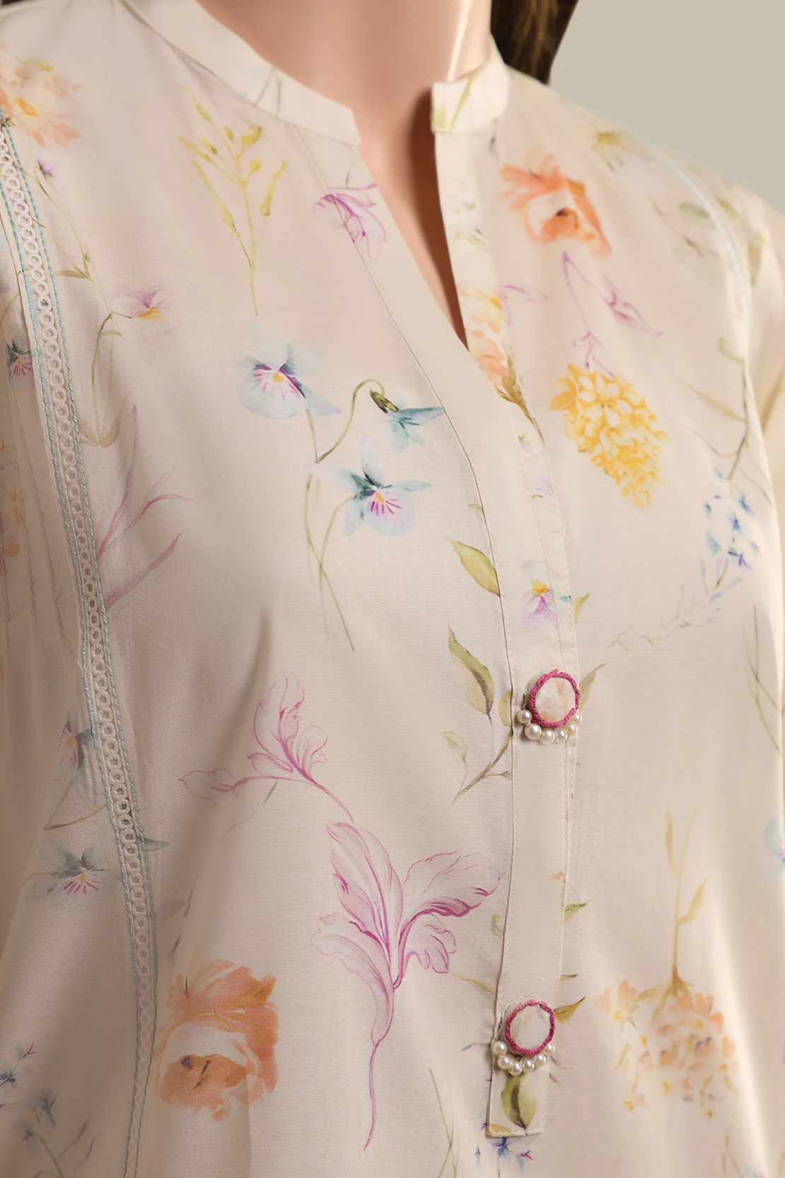 Printed Cambric Stitched 2 Piece (Shirt/Trouser) - Image 3