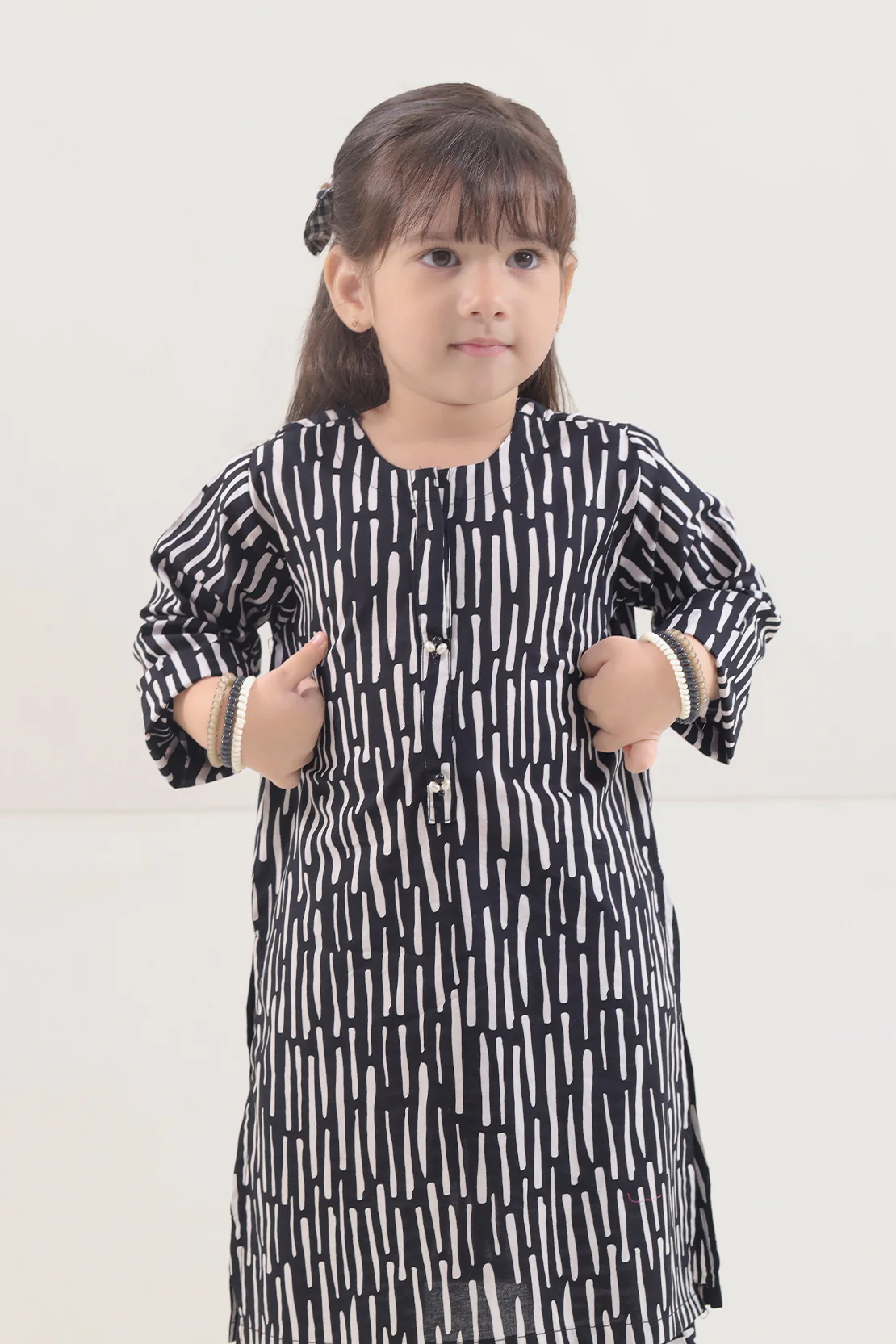Printed Cambric Stitched 2 Piece (Shirt/Trouser) For Kids - Image 2