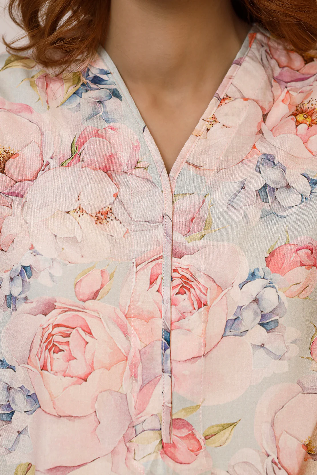Printed Cambric Stitched Shirt - Image 5