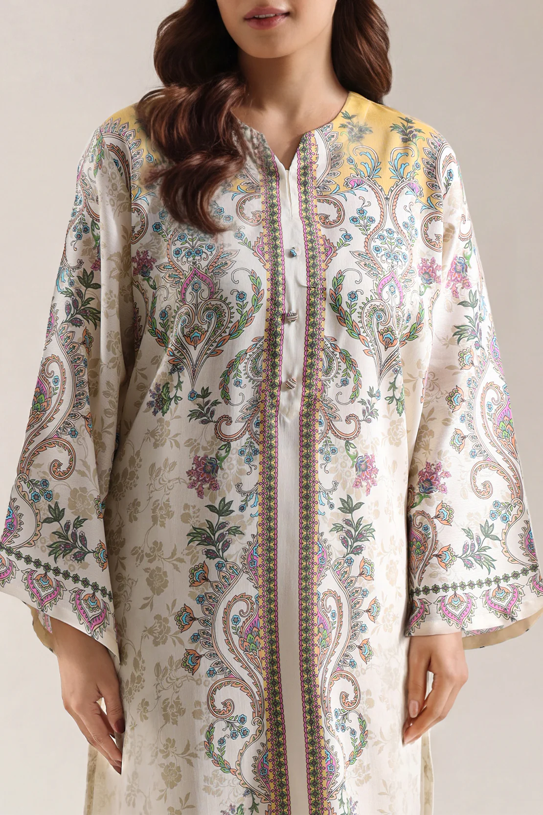 Printed Corduroy Stitched 2 Piece (Shirt/Trouser) - Image 2