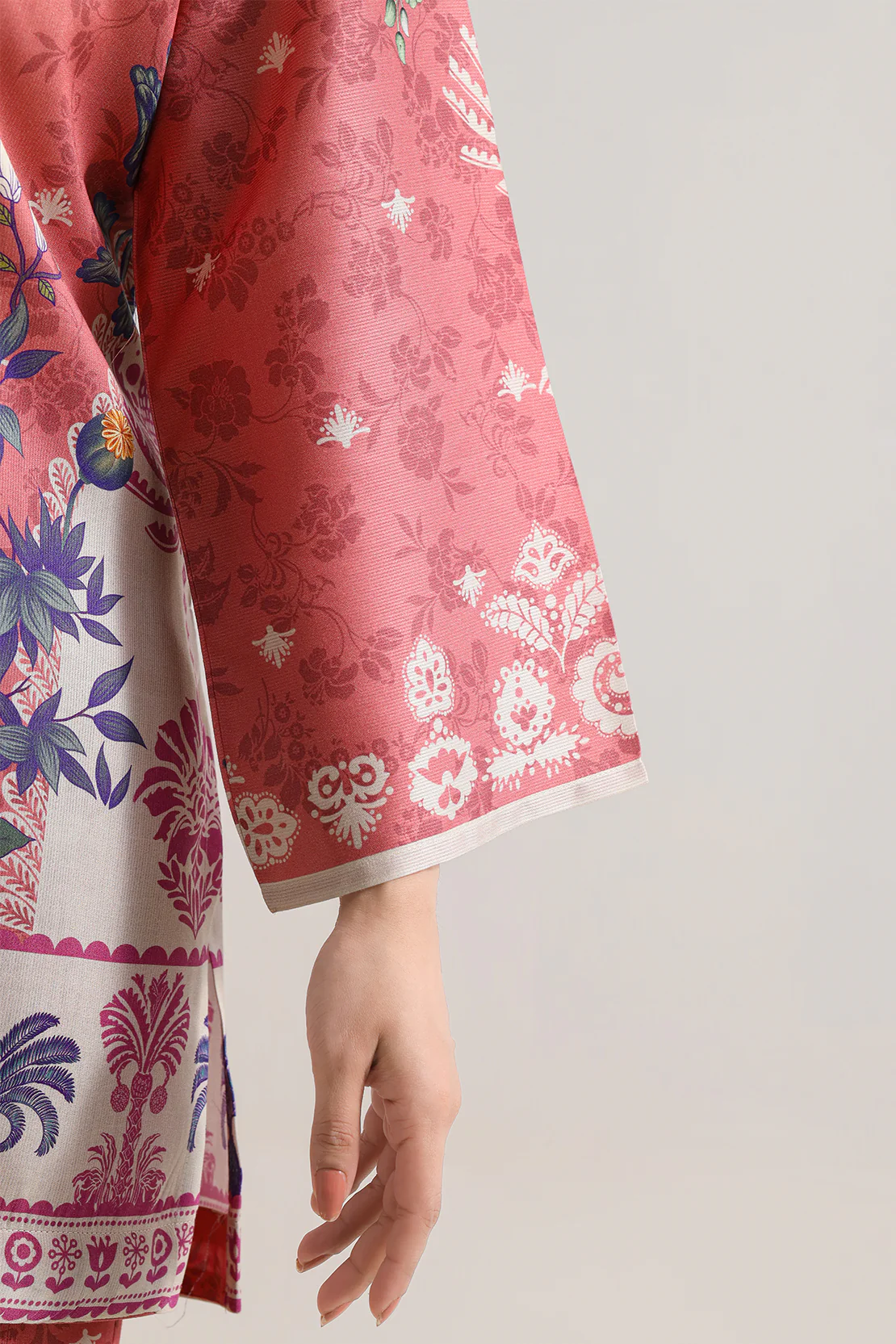 Printed Corduroy Stitched 2 Piece (Shirt/Trouser) - Image 4