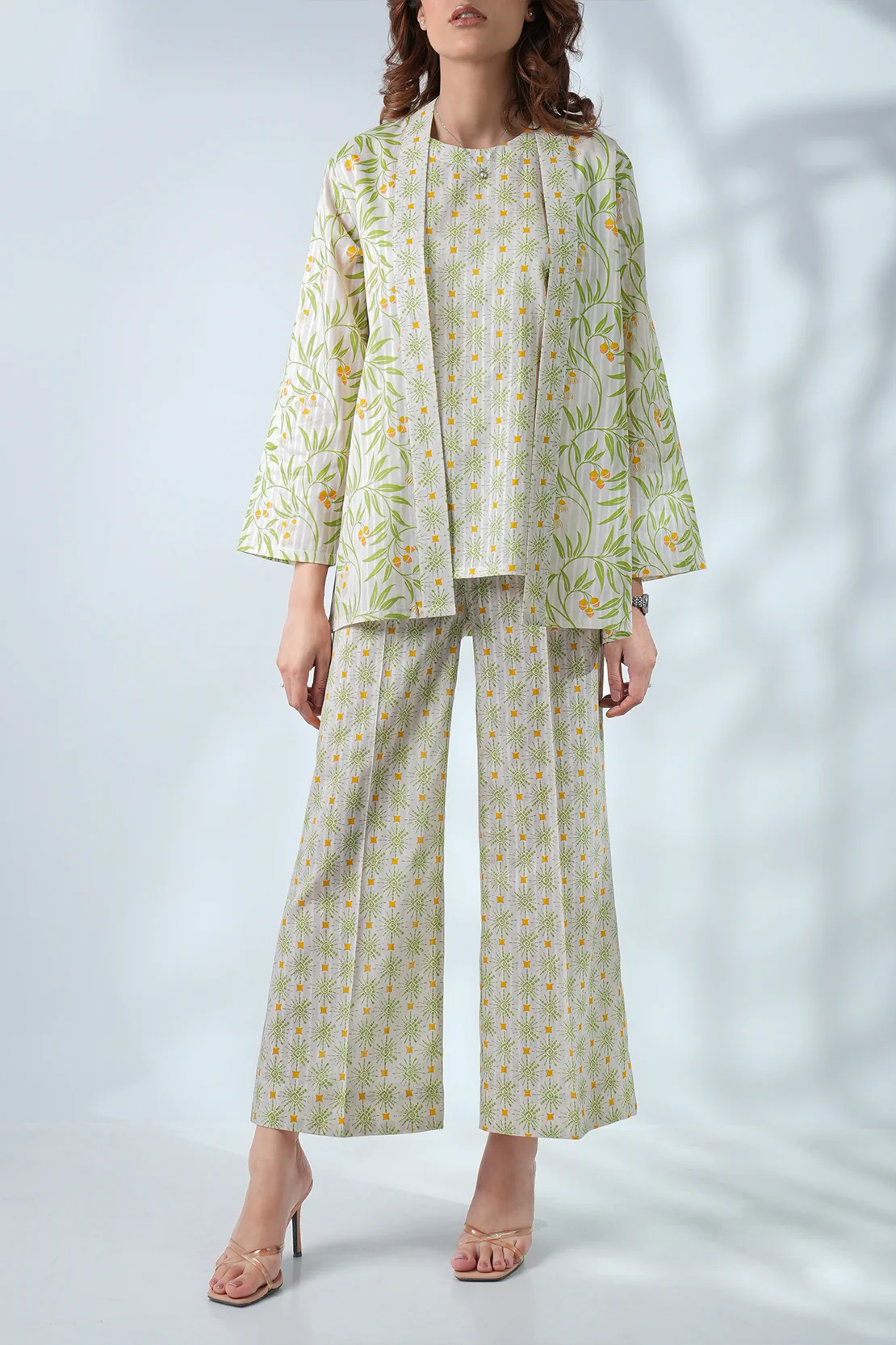 Printed Cotton Stitched 2 Piece (Shirt/Trouser) - Image 2