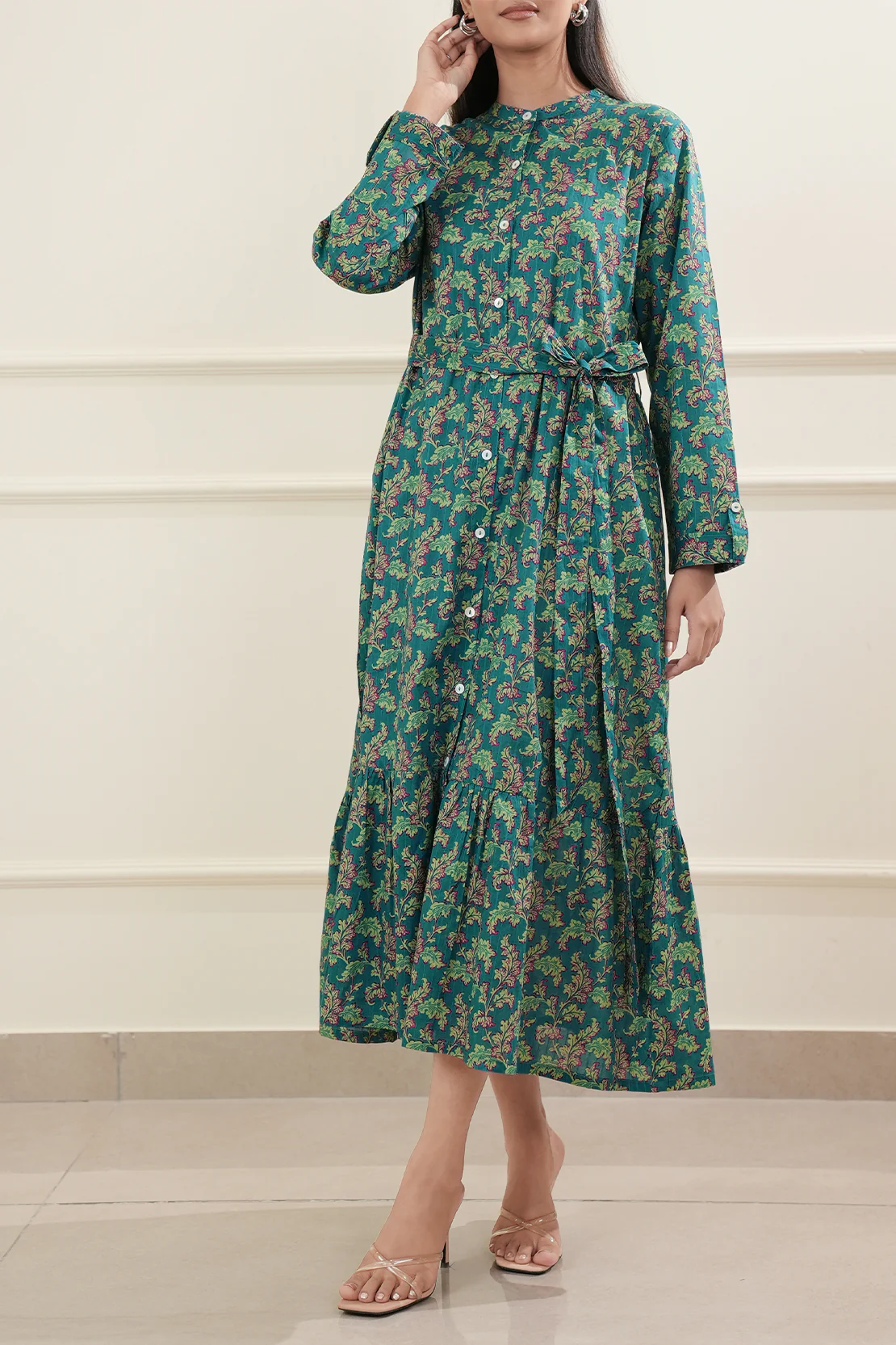 Printed Cotton Stitched Shirt - Image 2