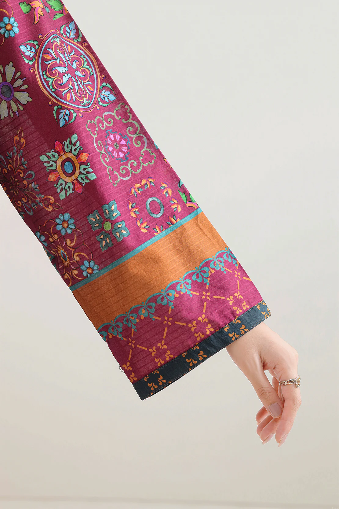 Printed Cotton Stitched Shirt - Image 5